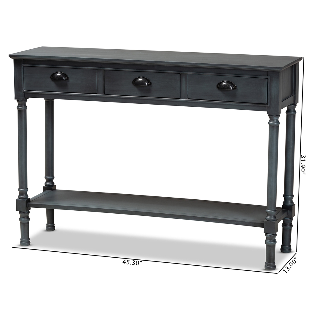 Brookpark Gray Console Table - Thumbnail - Image 9