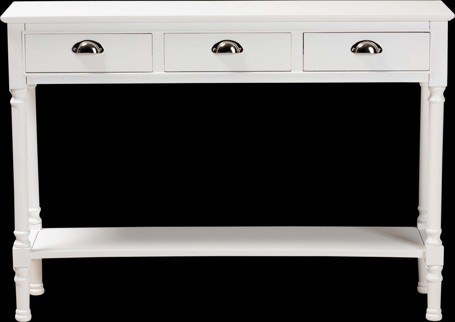 Brookpark White Console Table - Thumbnail - Image 3