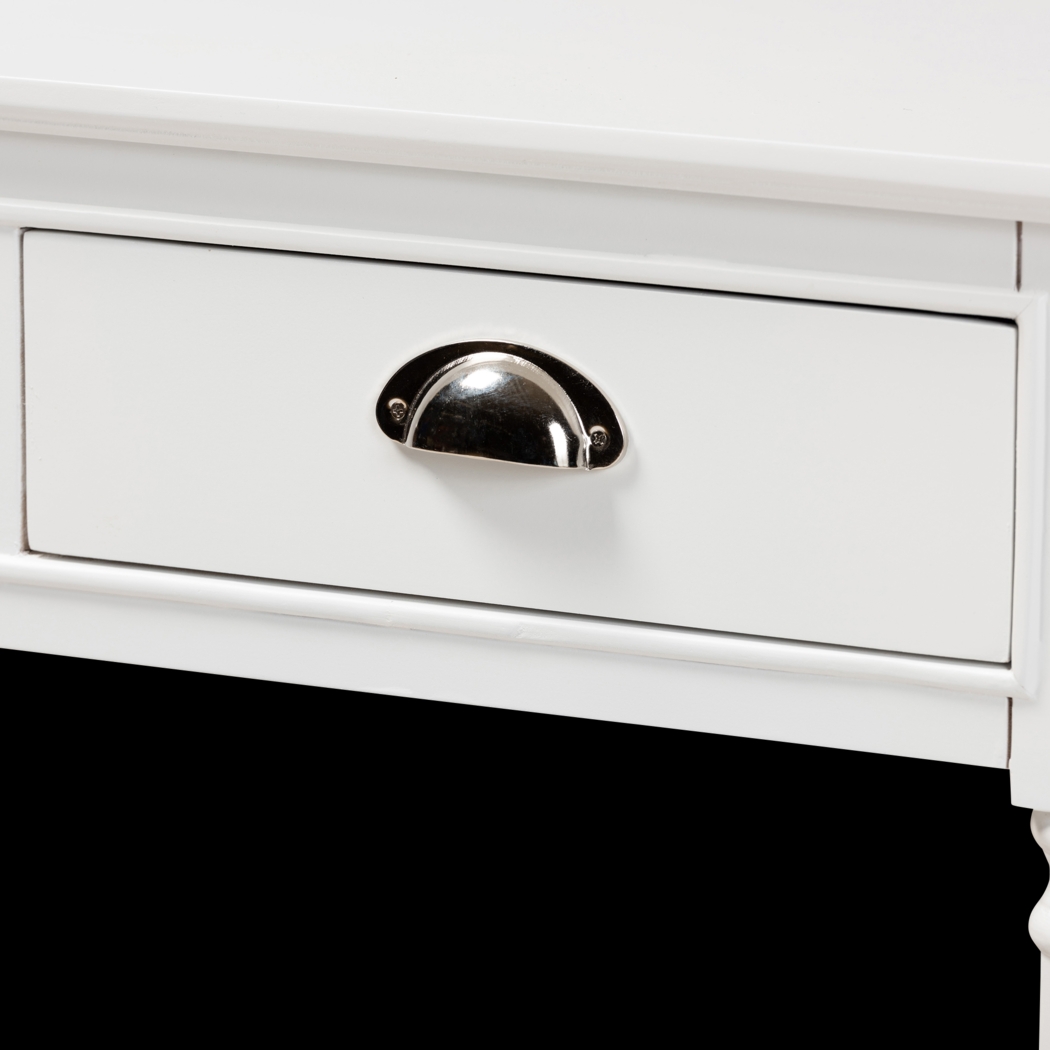 Brookpark White Console Table - Thumbnail - Image 5