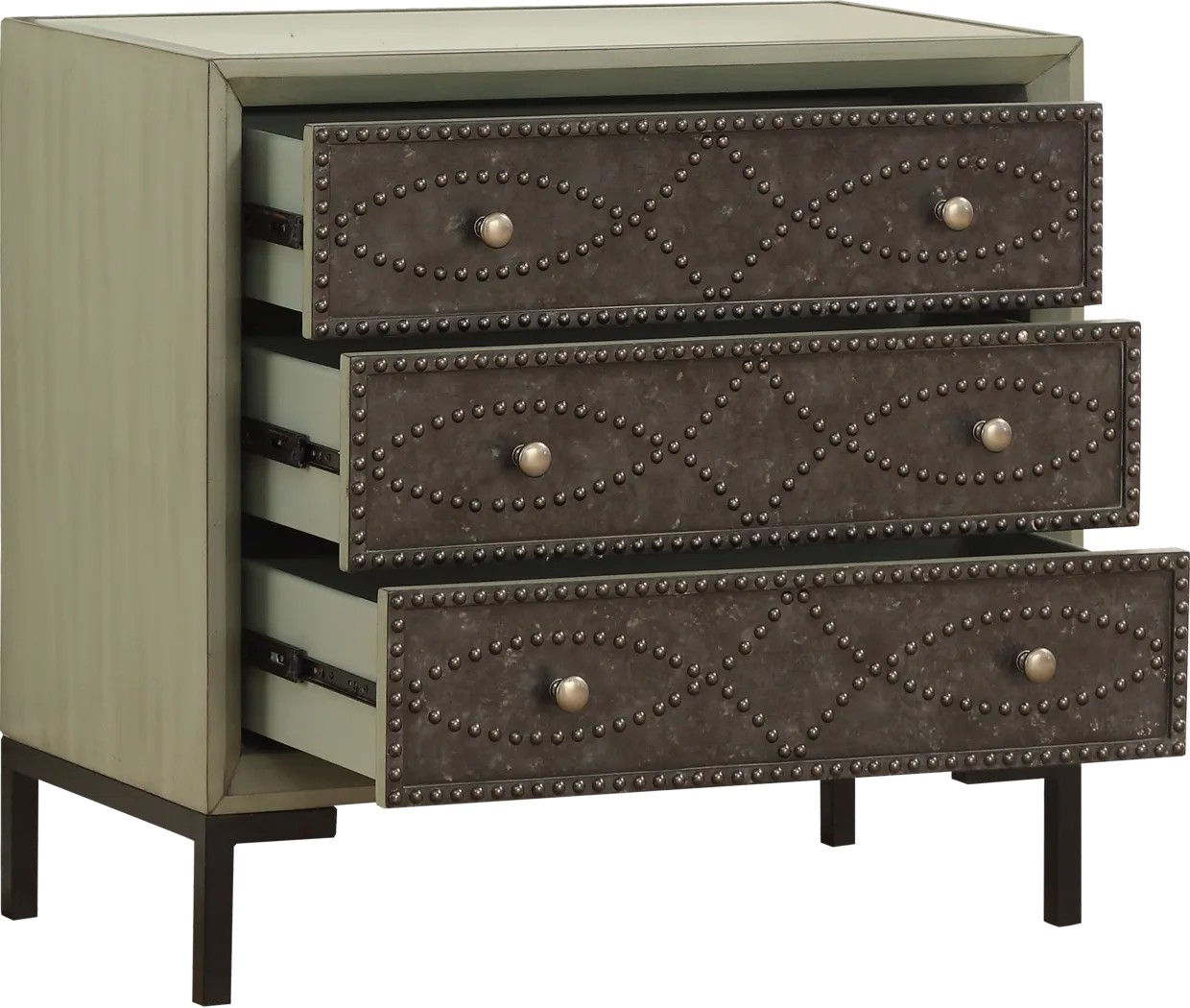 Brooks Court Beige Accent Cabinet - Thumbnail - Image 3