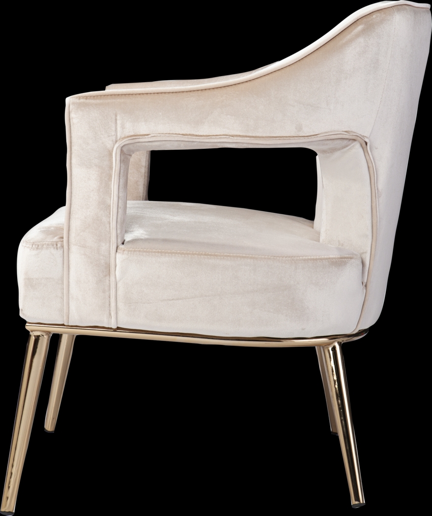 Brookstown Taupe Accent Chair - Thumbnail - Image 2