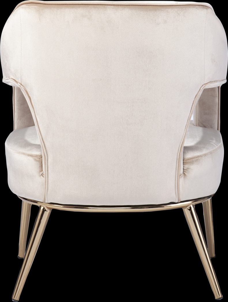 Brookstown Taupe Accent Chair - Thumbnail - Image 3