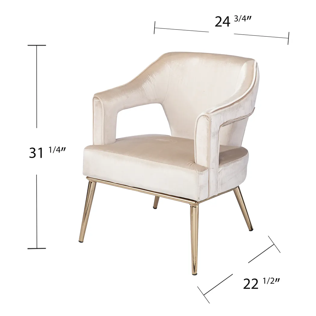 Brookstown Taupe Accent Chair - Image 6