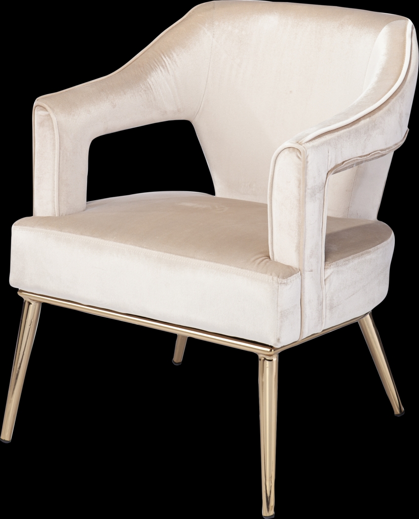 Brookstown Taupe Accent Chair - Thumbnail - Image 1