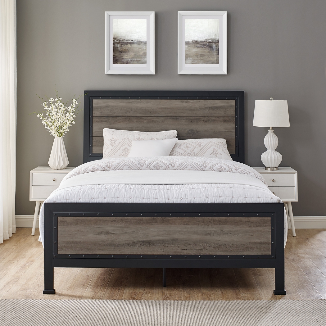 Brooksvale Gray Queen Bed - Thumbnail - Image 2