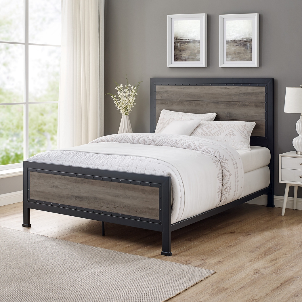 Brooksvale Gray Queen Bed - Thumbnail - Image 4