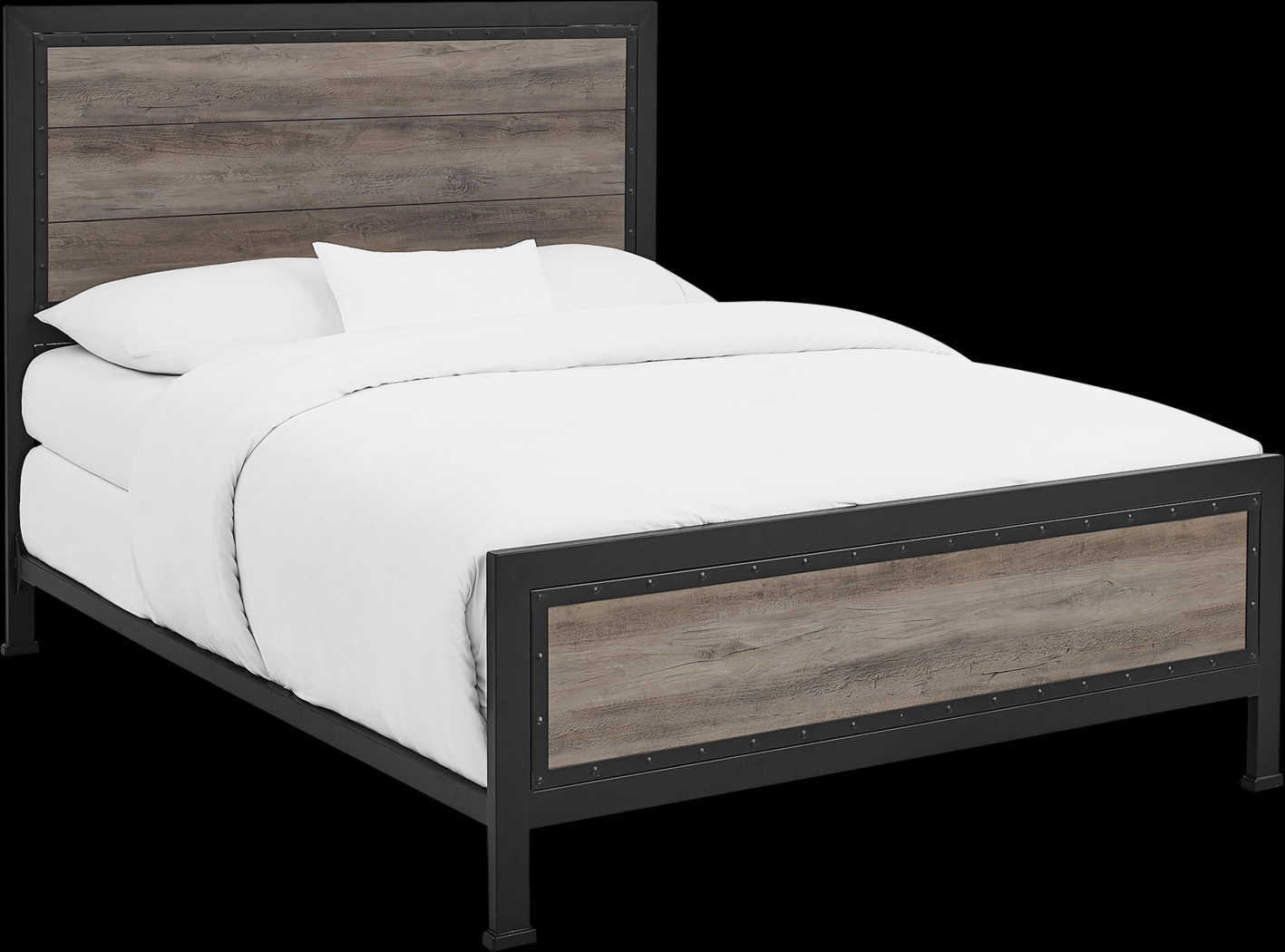 Brooksvale Gray Queen Bed - Thumbnail - Image 1