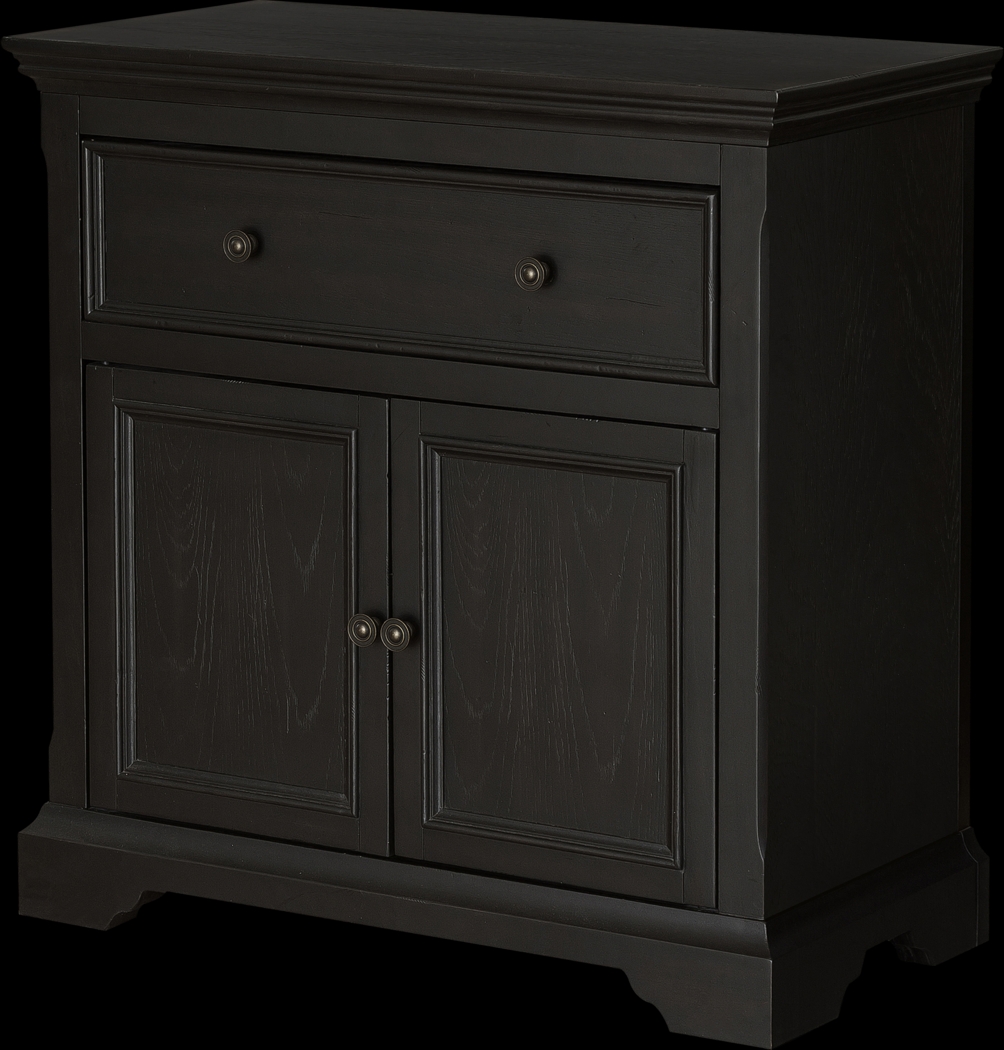 Brooktondale Black Accent Cabinet - Thumbnail - Image 3