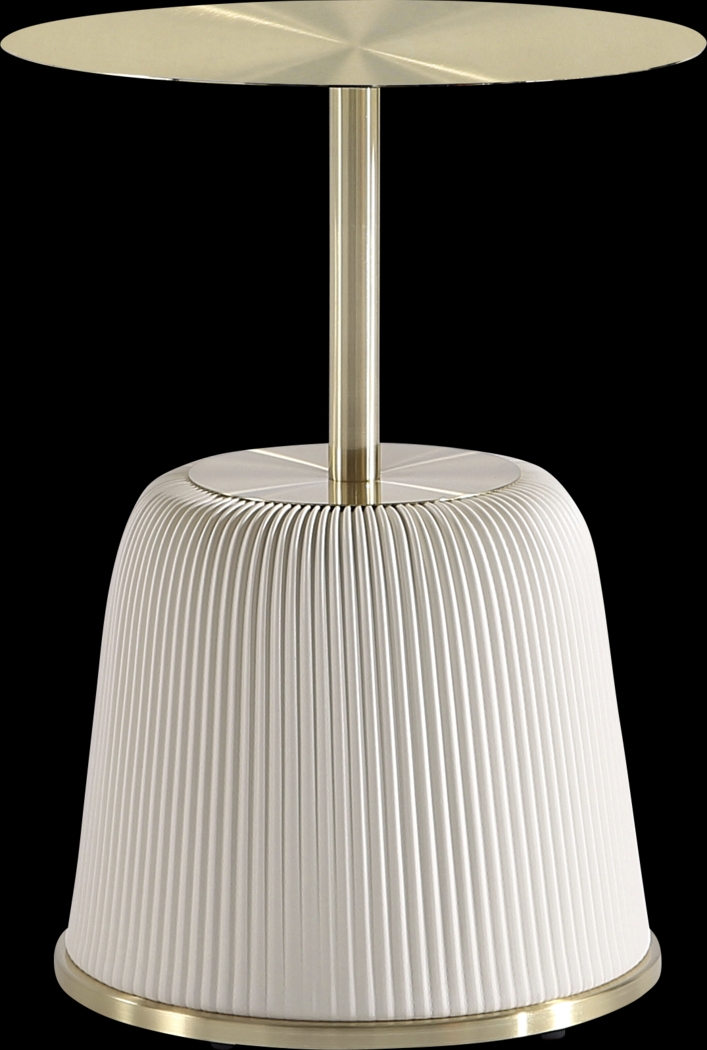 Broomcage I Cream End Table - Thumbnail - Image 1