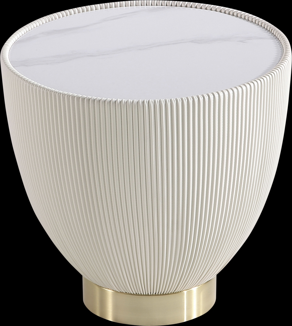 Broomcage III Cream End Table - Thumbnail - Image 4