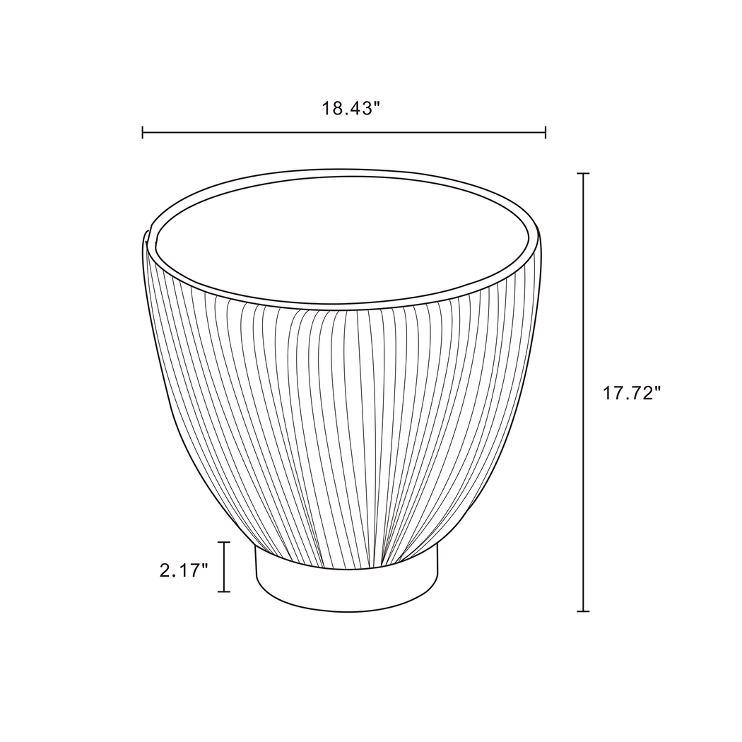 Broomcage III Cream End Table - Thumbnail - Image 8