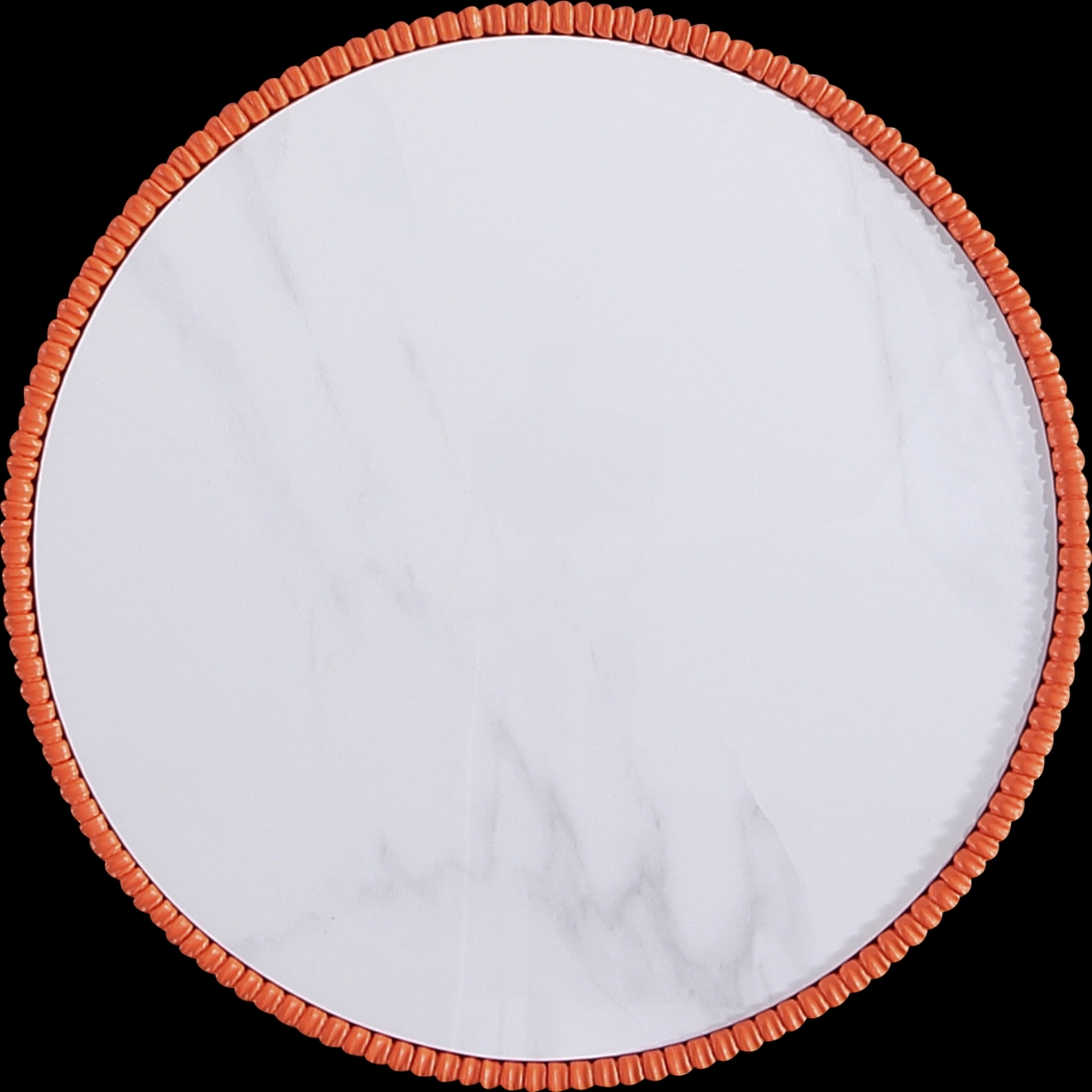 Broomcage III Orange End Table - Thumbnail - Image 5