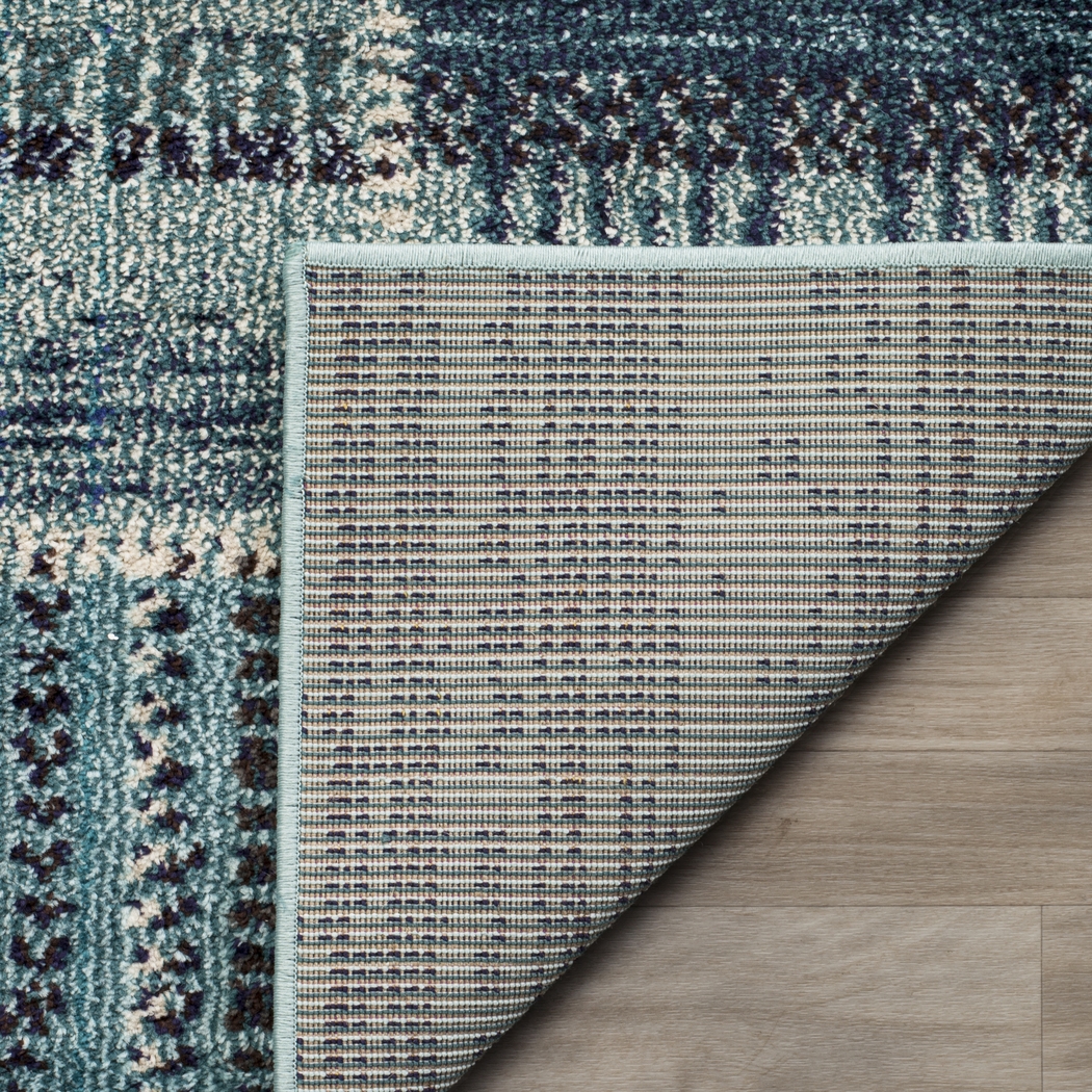 Brooten Blue 6'7 x 9'2 Rug - Thumbnail - Image 2