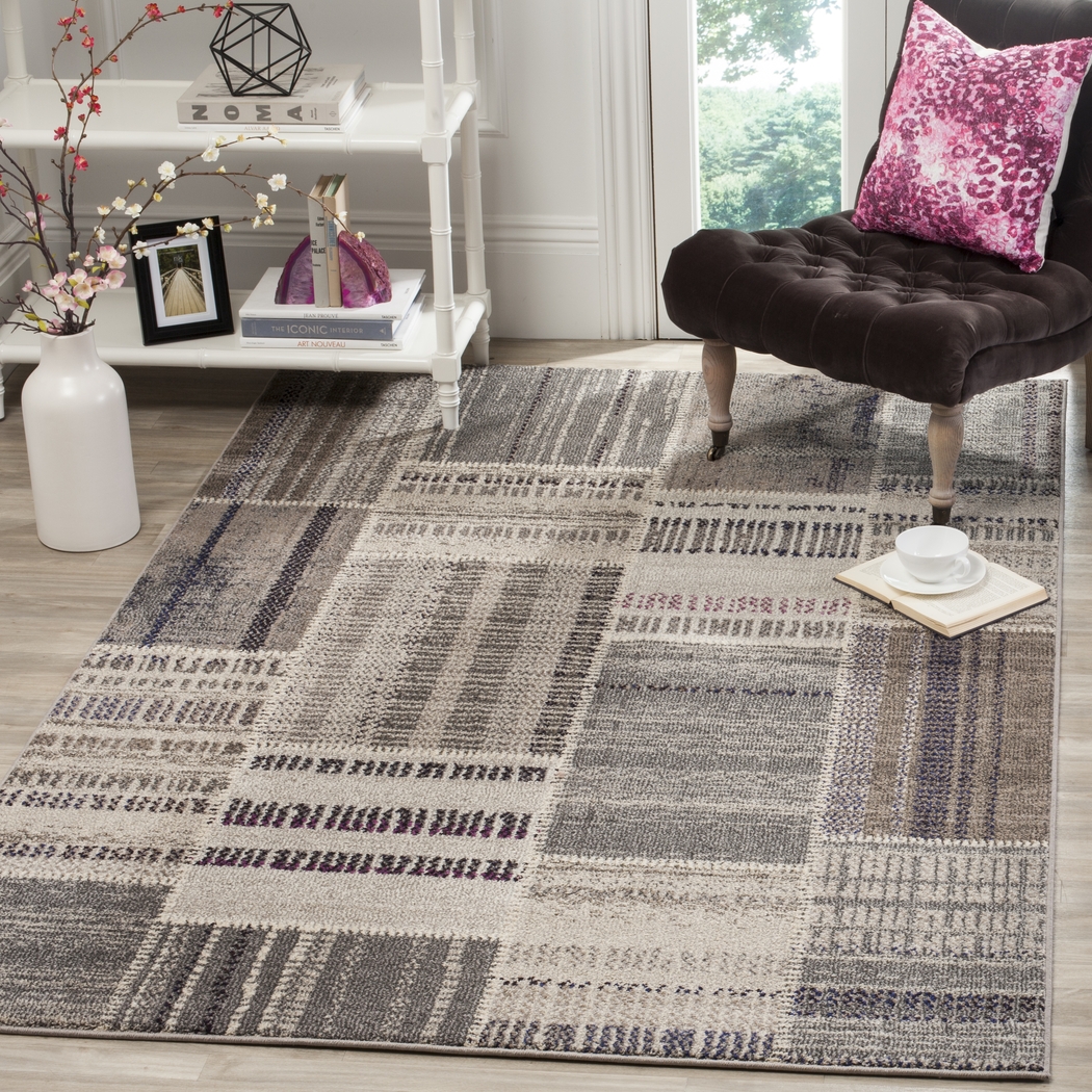 Brooten Gray 5'1 x 7'7 Rug - Thumbnail - Image 4