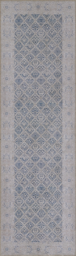 Brosseau Blue 2'3 x 7'6 Runner Rug - Thumbnail - Image 1