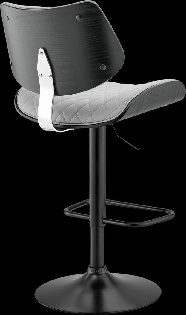 Brotois Gray Adjustable Barstool - Thumbnail - Image 5
