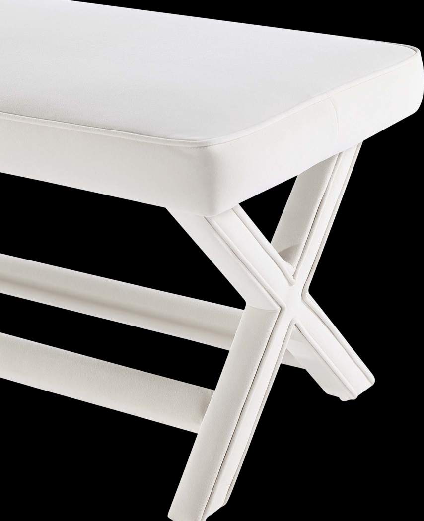 Brougham II Cream Bench - Thumbnail - Image 3