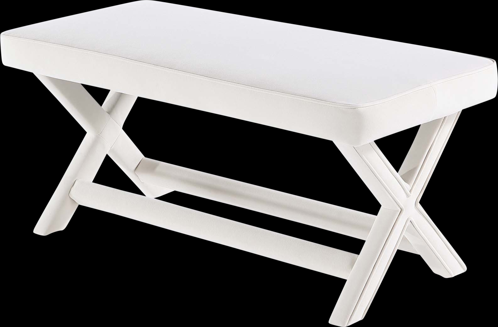 Brougham II Cream Bench - Thumbnail - Image 4