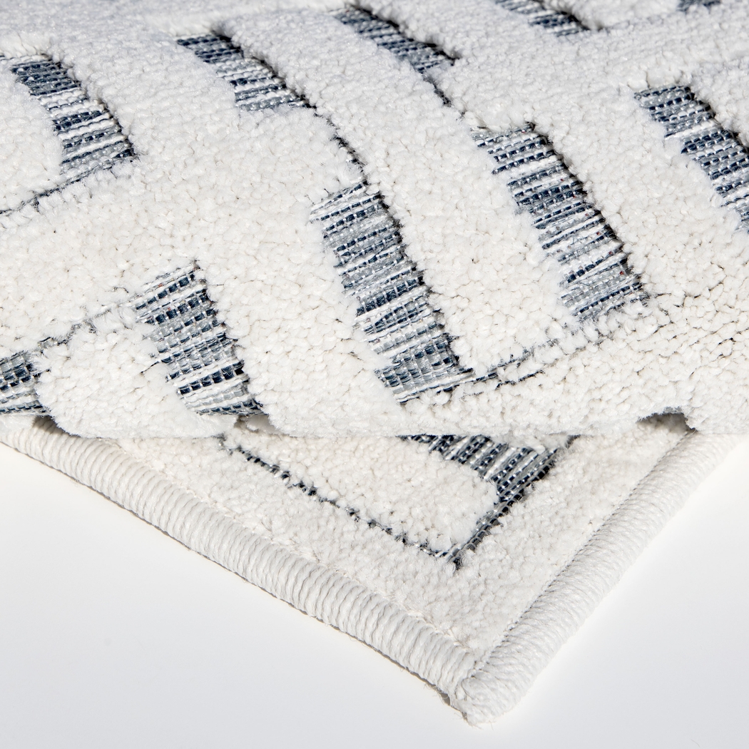 Broussard White 5'2 x 7'6 Rug - Thumbnail - Image 6