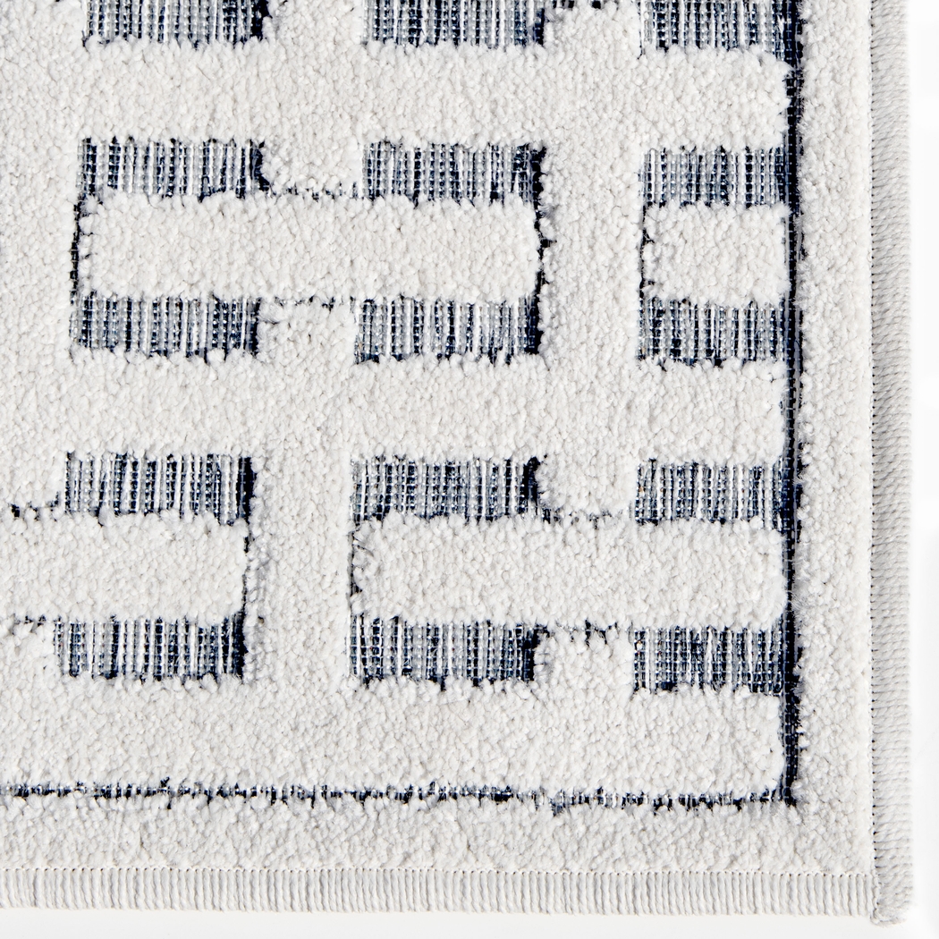 Broussard White 7'9 x 10'10 Rug - Thumbnail - Image 5