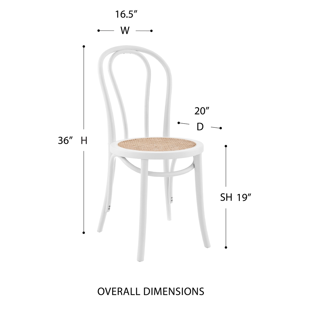 Brouwers White Dining Chair, Set of 2 - Thumbnail - Image 7