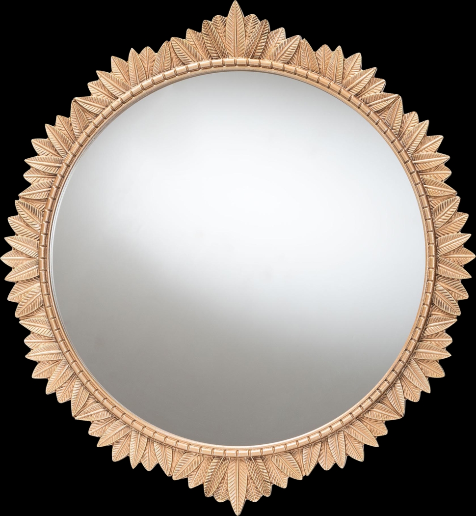 Browndalea Gold Round Mirror - Thumbnail - Image 1