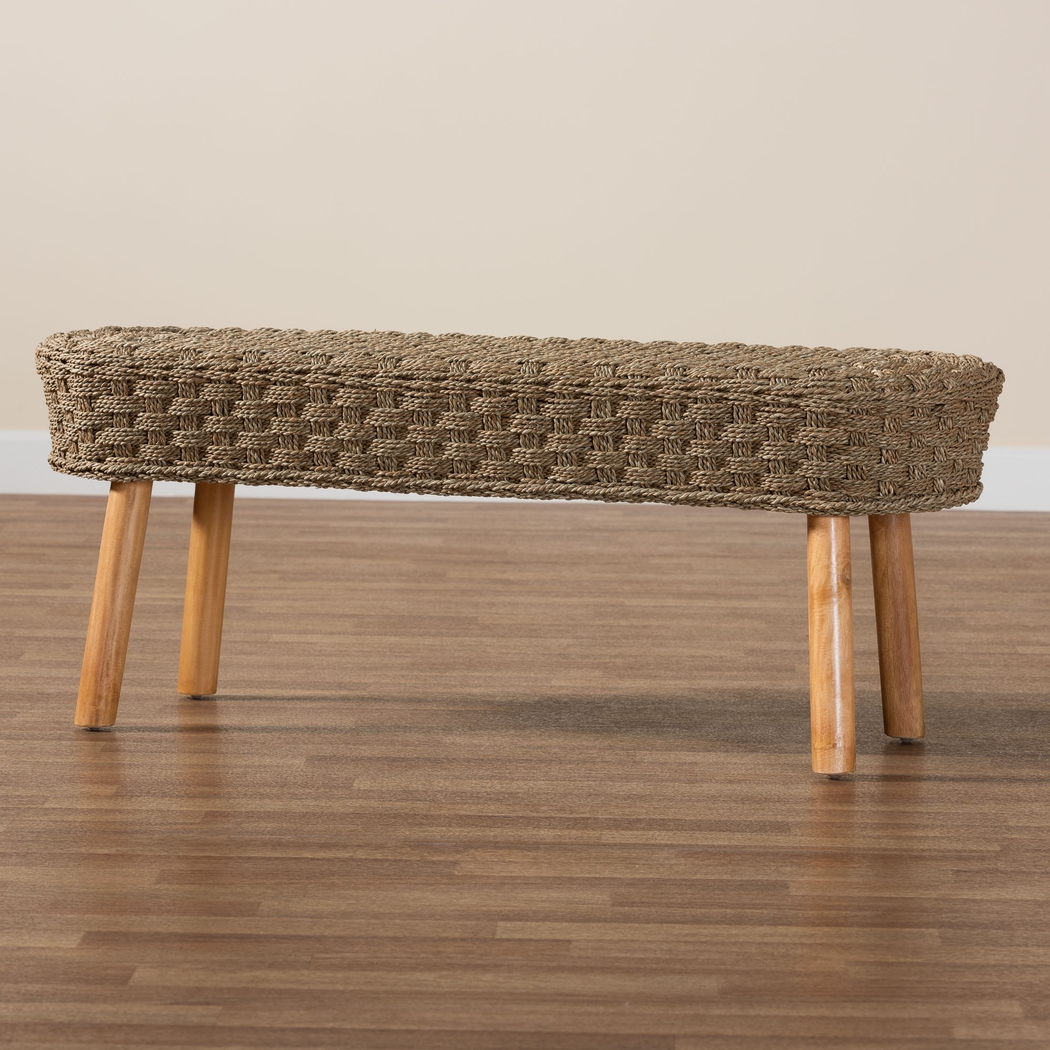 Brownrigg Brown Dining Bench - Thumbnail - Image 8