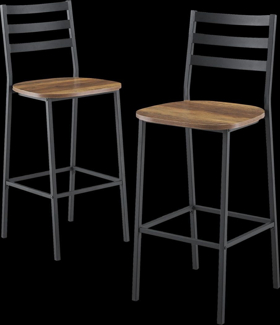 Brownsboro Brown Counter Height Stool, Set of 2 - Thumbnail - Image 1