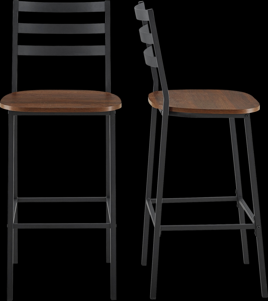 Brownsboro Walnut Counter Height Stool, Set of 2 - Thumbnail - Image 2