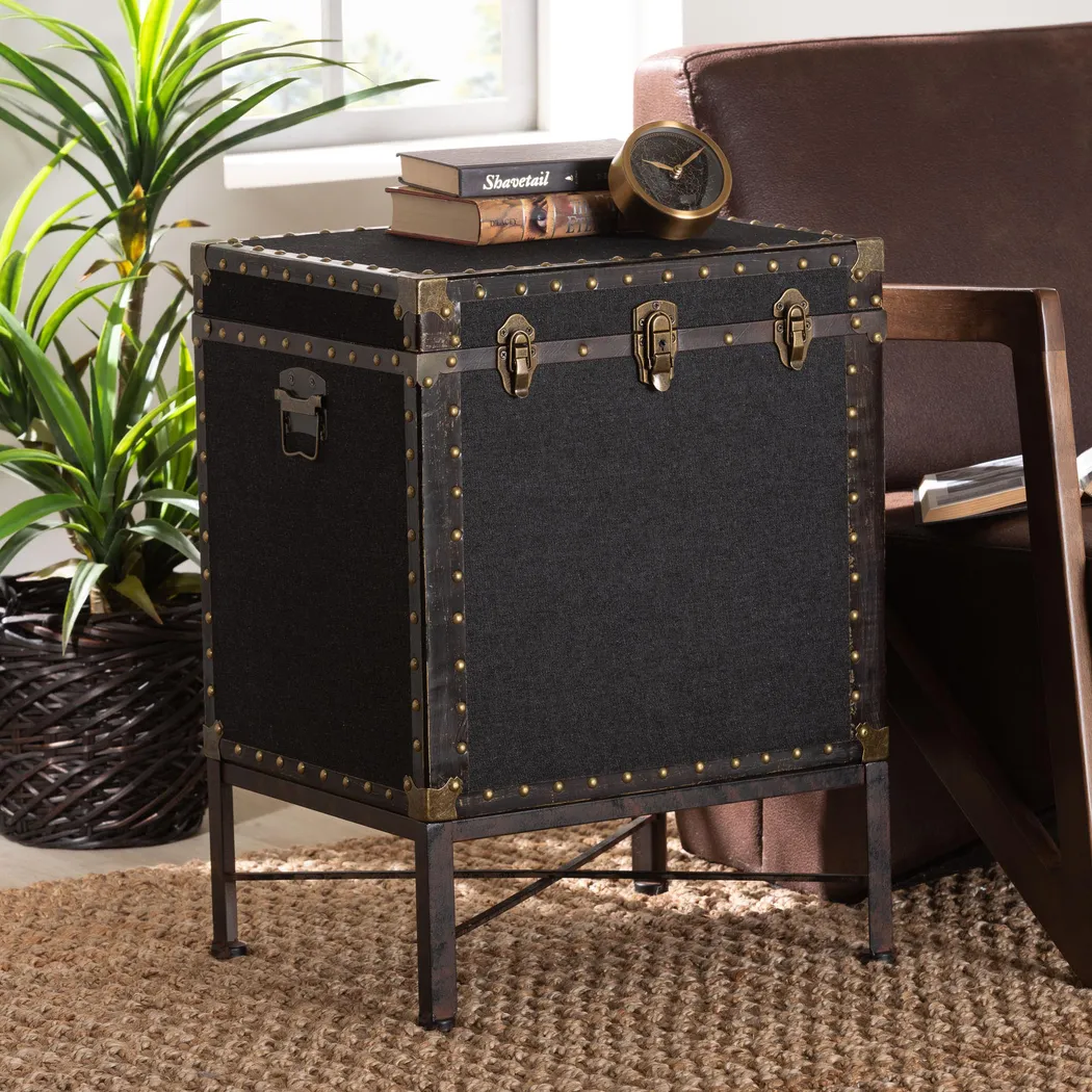 Brownsy II Black End Table - Thumbnail - Image 2