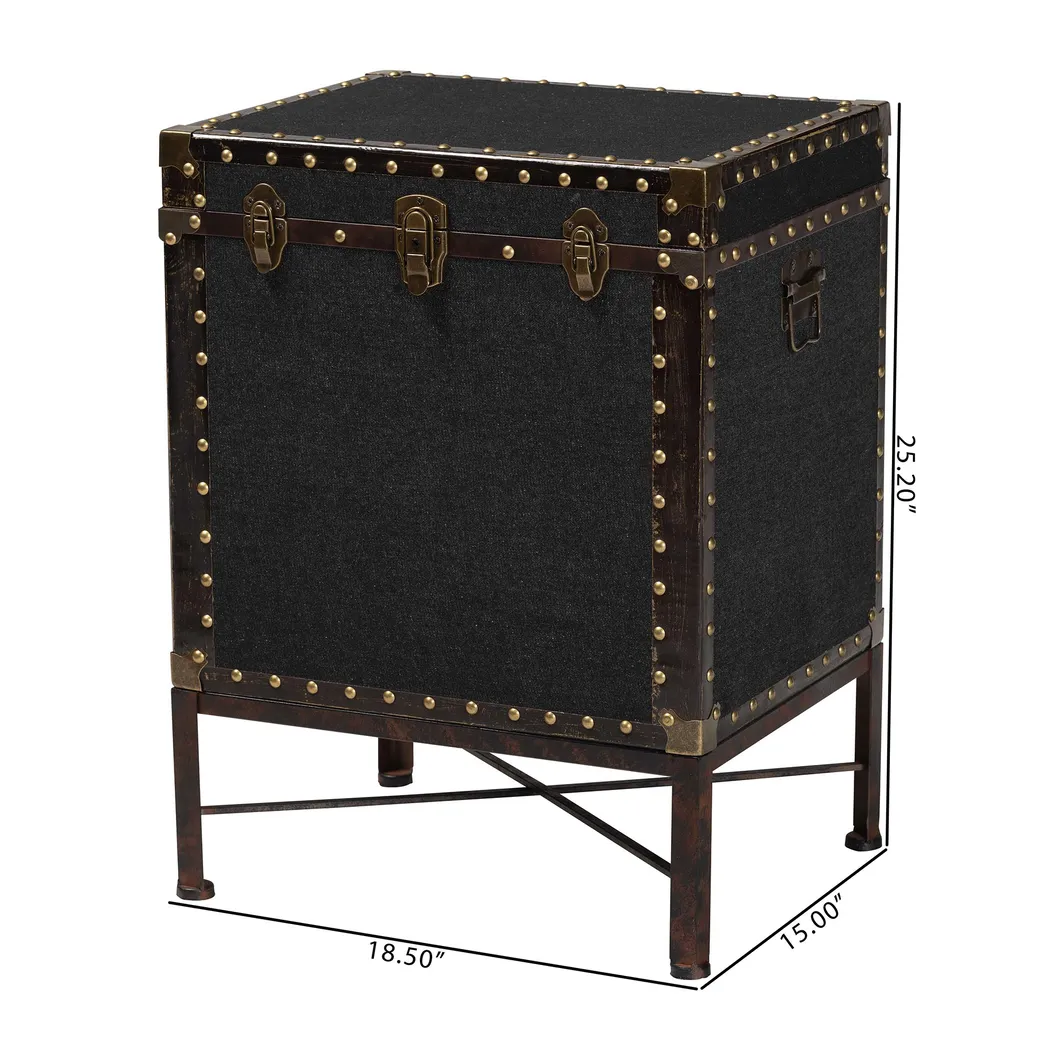 Brownsy II Black End Table - Thumbnail - Image 3