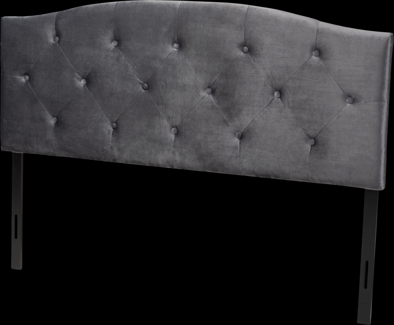 Broxbourne Gray King Upholstered Headboard - Thumbnail - Image 1