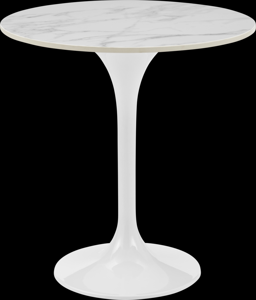 Bruine II White End Table - Thumbnail - Image 2