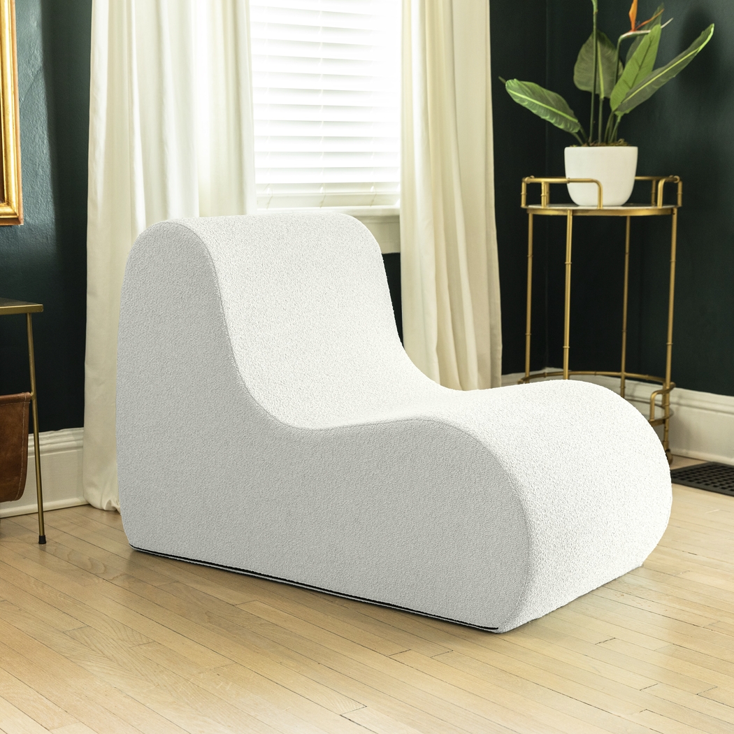 Brumley White Accent Chair - Thumbnail - Image 2