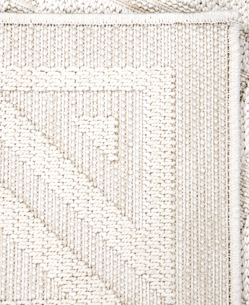 Brundidge White 7'10 x 10'10 Rug - Thumbnail - Image 5