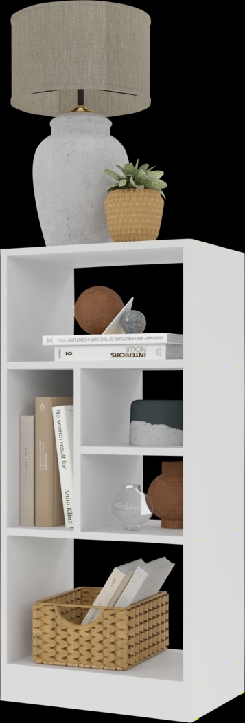 Brundrette III White Bookcase - Thumbnail - Image 3