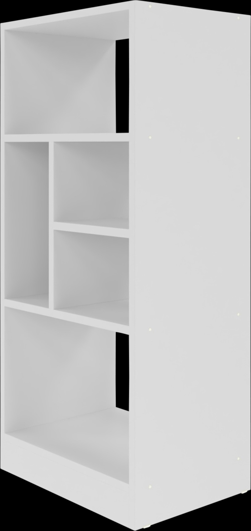 Brundrette III White Bookcase - Thumbnail - Image 5