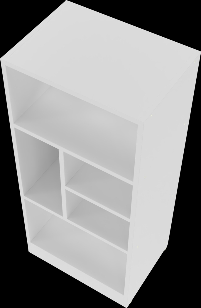 Brundrette III White Bookcase - Thumbnail - Image 7