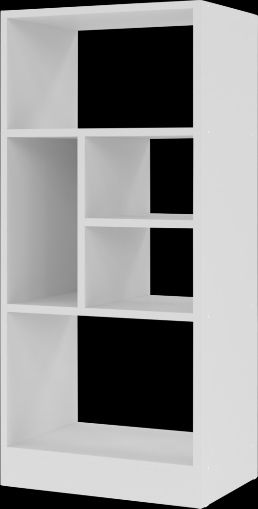 Brundrette III White Bookcase - Thumbnail - Image 1