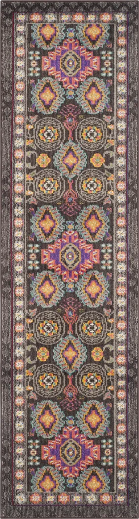 Brunelle Brown 2'2 x 10' Rug - Thumbnail - Image 1
