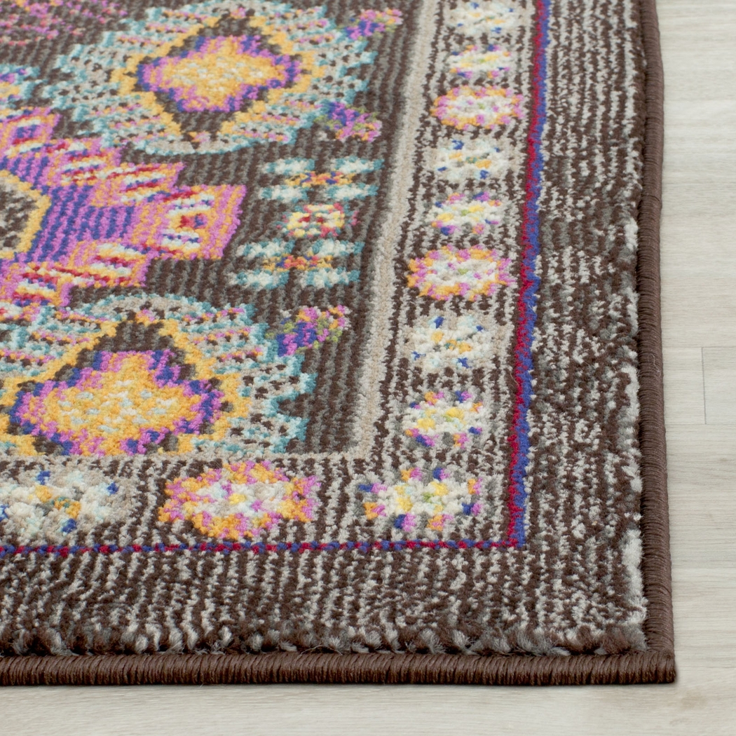 Brunelle Brown 5'1 x 7'7 Rug - Thumbnail - Image 2