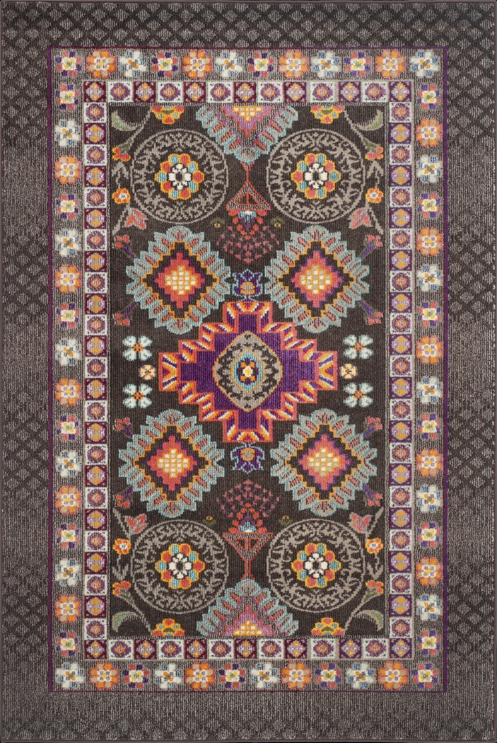 Brunelle Brown 8' x 11' Rug - Thumbnail - Image 1