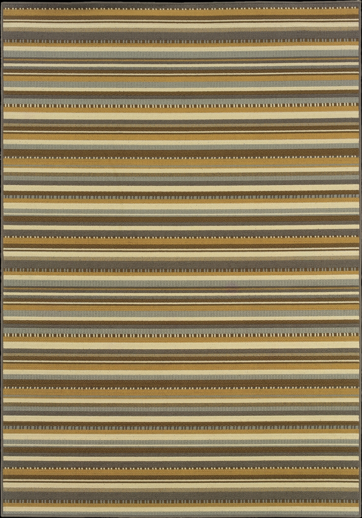 Bruni Gray 6'7 x 9'6 Indoor/Outdoor Rug - Thumbnail - Image 1