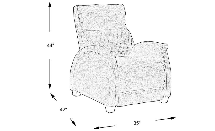 Dimension Image. Please refer to the Dimension Tab on this page for dimension details.