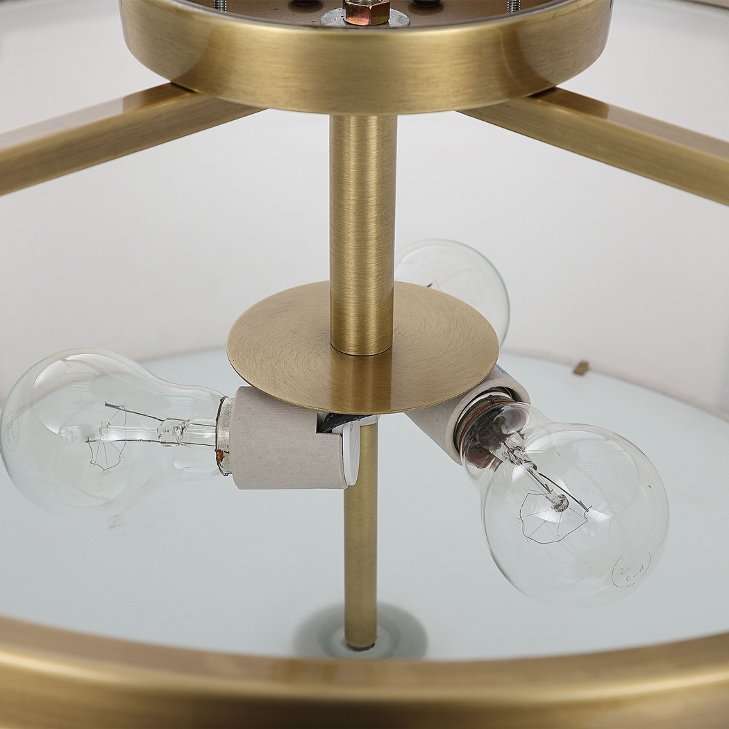 Bruno Way Brass Chandelier - Thumbnail - Image 4