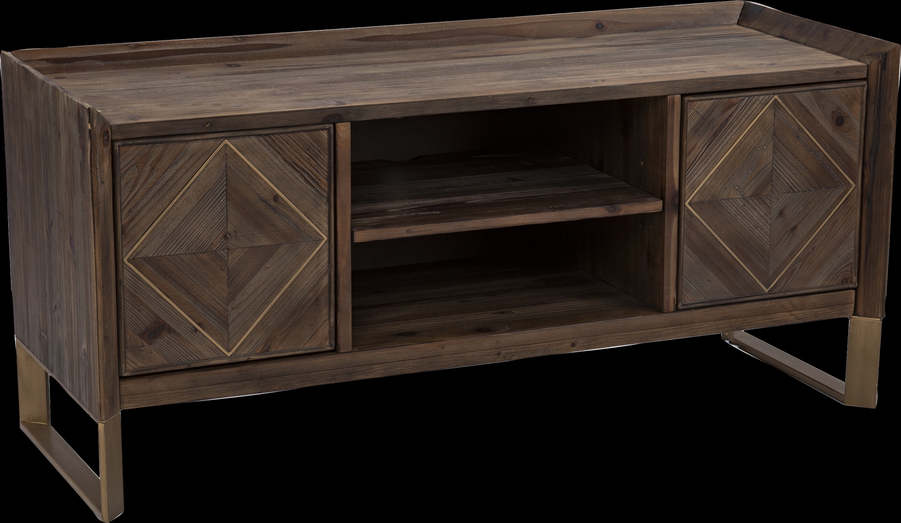 Brushboro Brown 50 in. Console - Thumbnail - Image 1