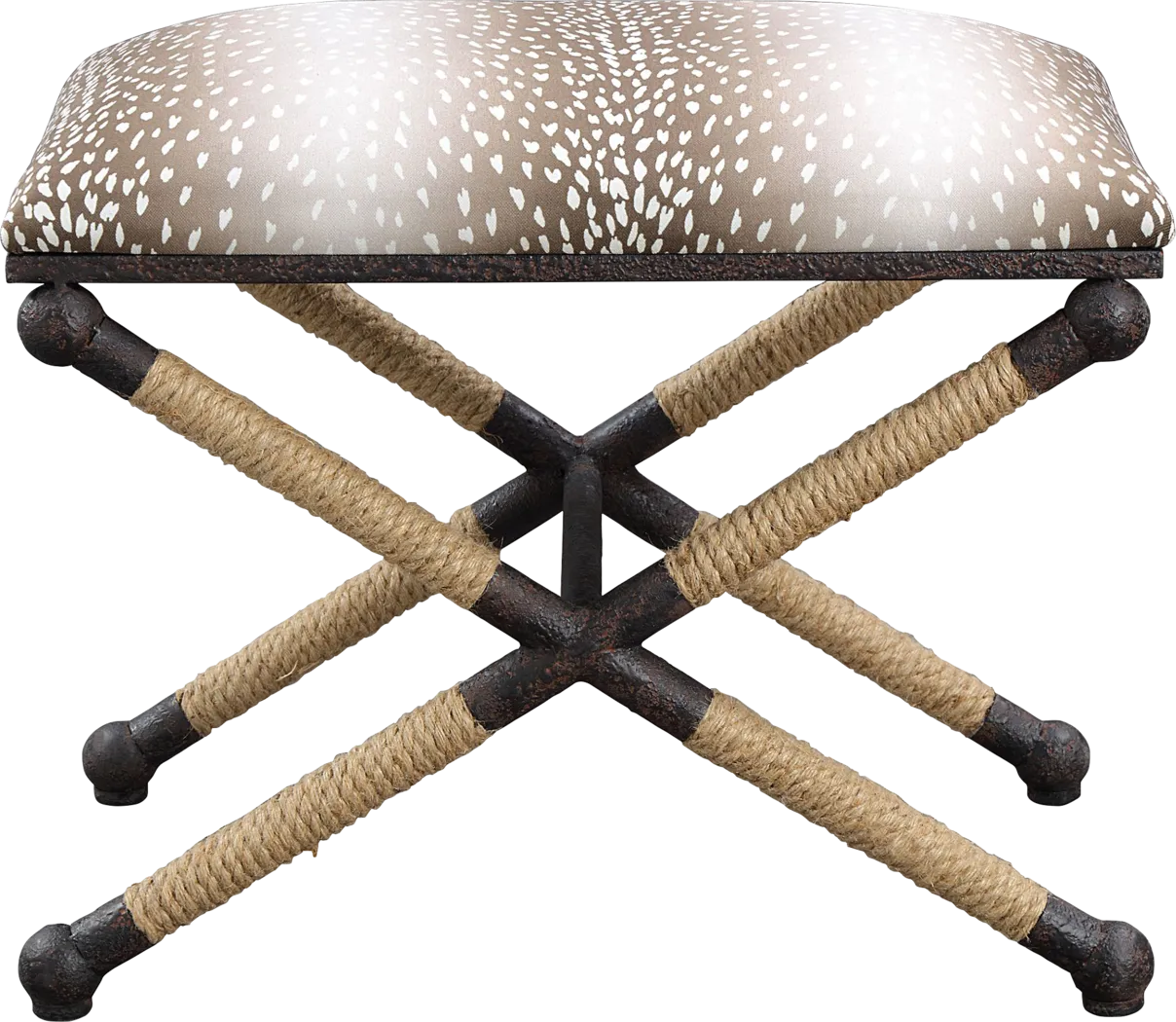 Bruxton Brown Accent Bench - Thumbnail - Image 5