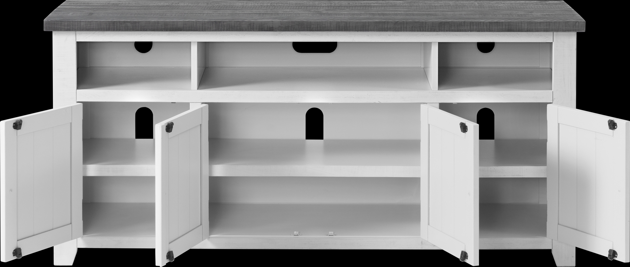 Bryn Avenue Gray 65in. Console - Thumbnail - Image 2