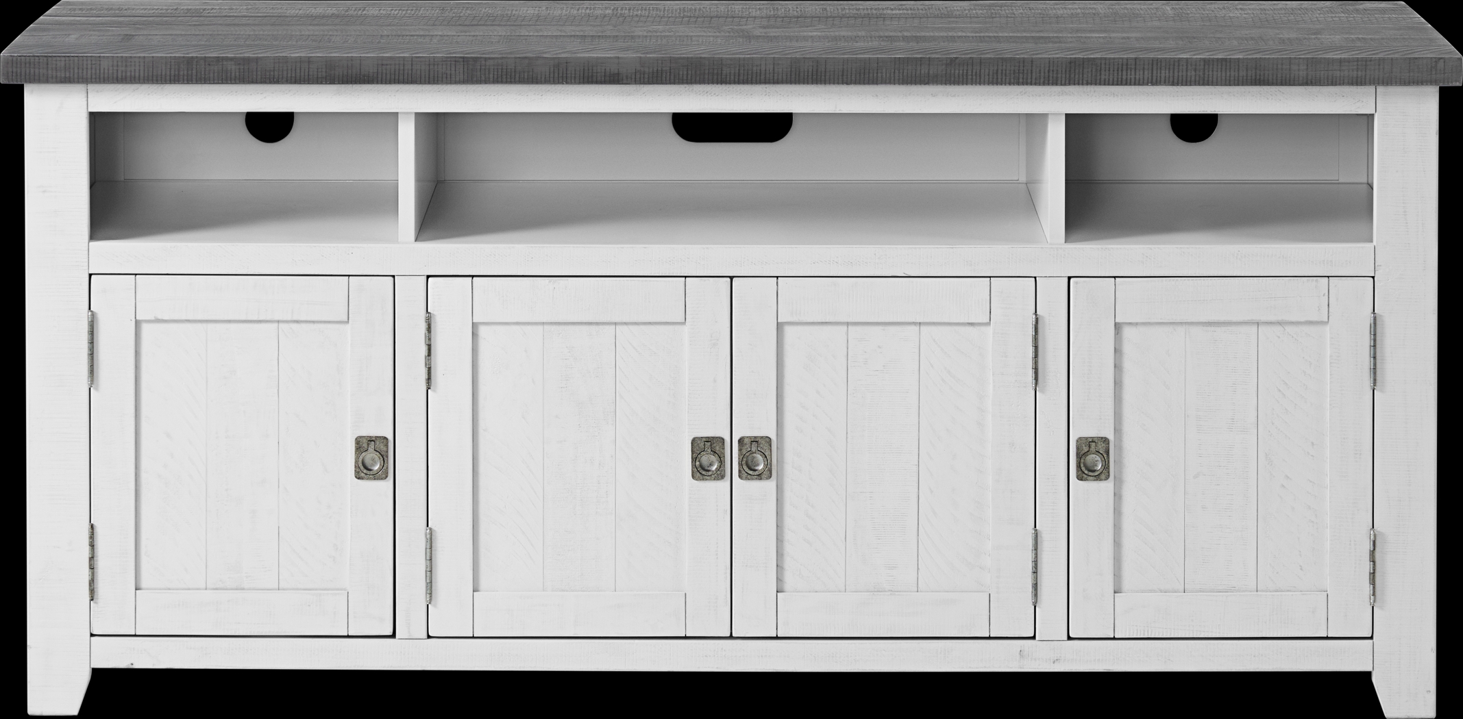 Bryn Avenue Gray 65in. Console - Thumbnail - Image 3