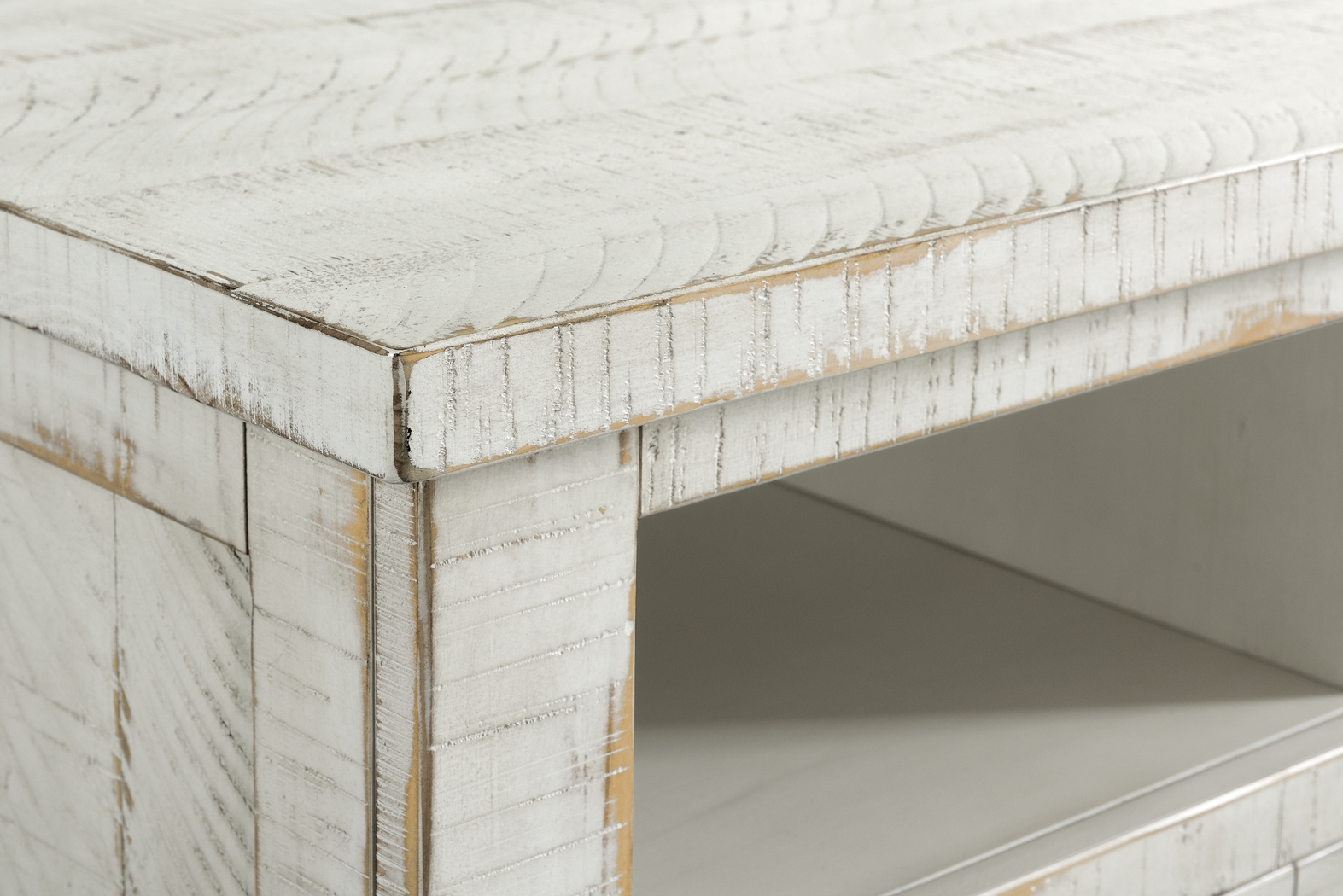 Bryn Avenue Off-White 65 in. Console - Thumbnail - Image 5